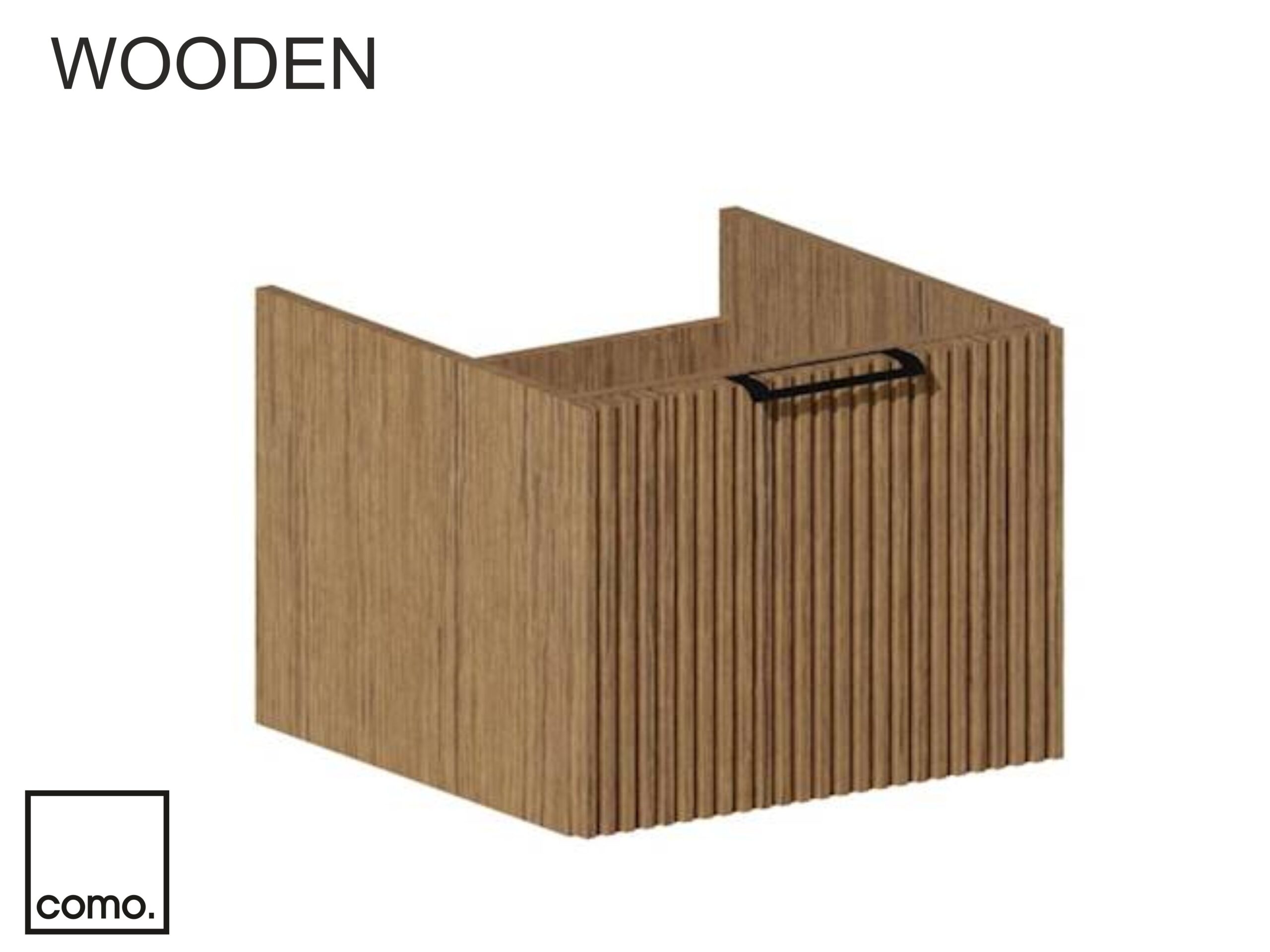 szafka wisząca WOODEN ZŁOTY DĄB lamele 50x40x50 cm