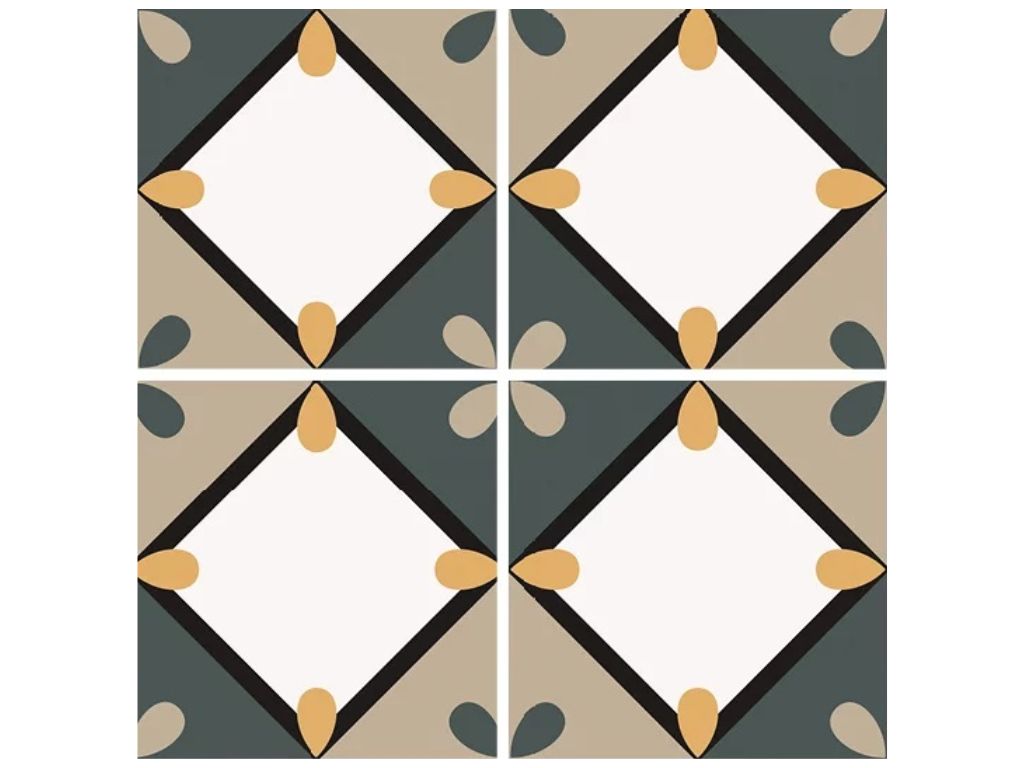 płytki patchwork BAUHOME KOROLLA COLD 20x20