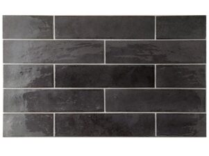 EQUIPE TRIBECA BASALT 6x24,6 CEGIEŁKA CZARNA