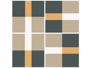 płytki patchwork BAUHOME BAND COLD 20x20