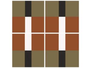 płytki patchwork BAUHOME BAND WARM 20x20