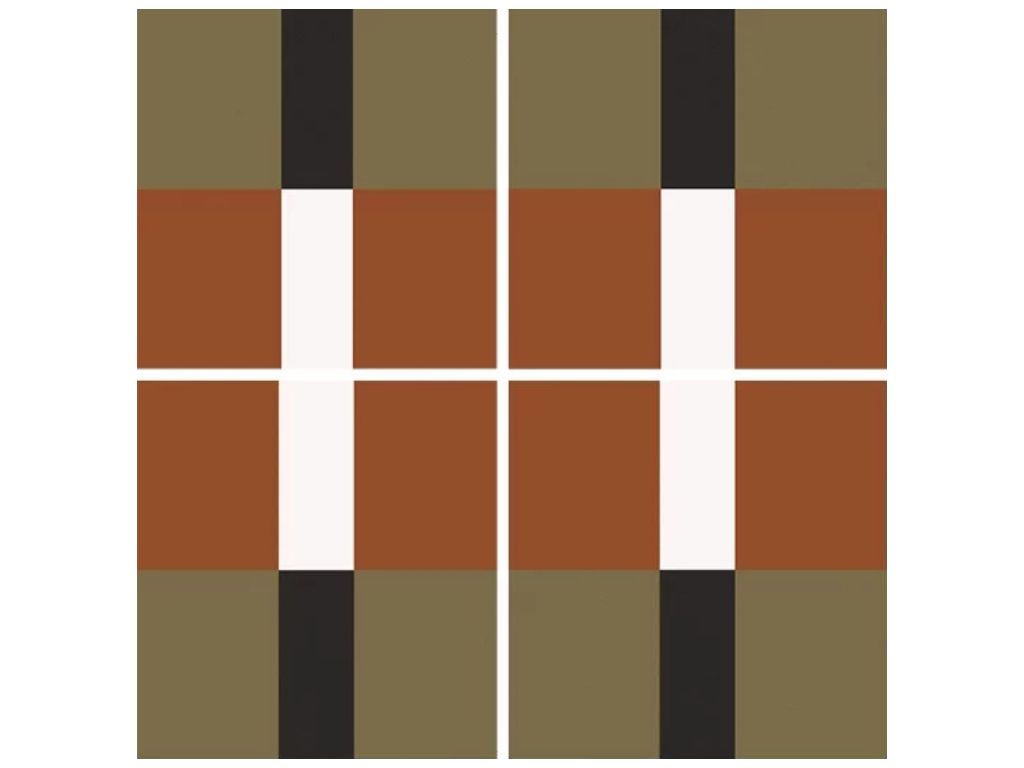 płytki patchwork BAUHOME BAND WARM 20x20