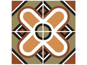 płytki patchwork BAUHOME BLUME WARM 20x20