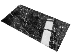 płytki imitujące czarny marmur LUXURY 120x60 POLER