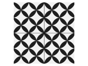 GRES PATCHWORK PRE CIRCLE BLACK 45X45 gat. 2.