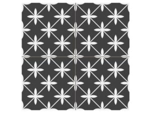 GRES PATCHWORK PRE STAR BLACK 45X45