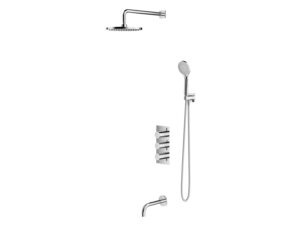 OMNIRES termostatyczny system wannowy podtynkowy Y chrom