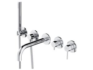 OMNIRES bateria wannowa 5-otworowa podtynkowa Y chrom