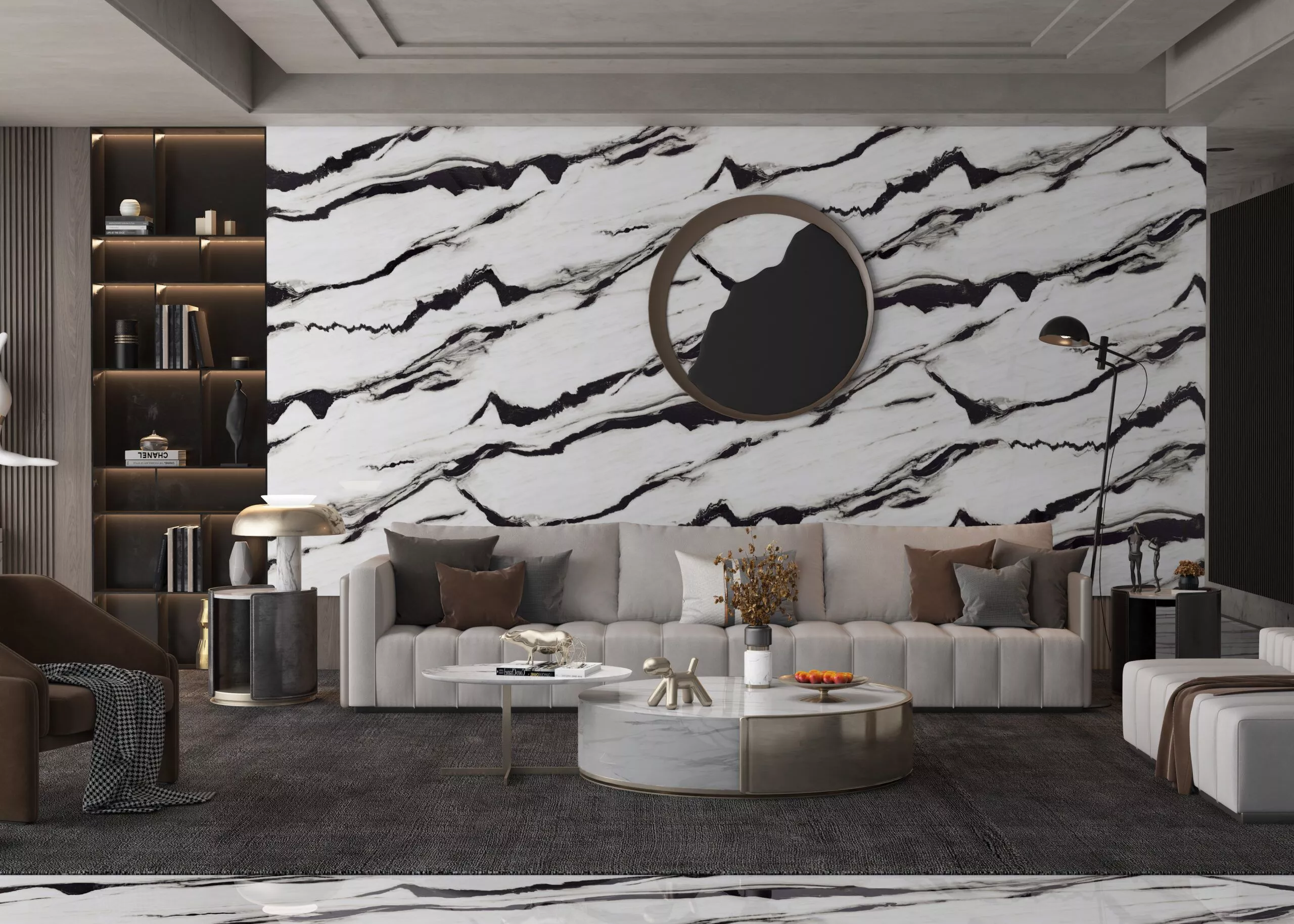 gres PANDA WHITE ENDLESS LOVE 120x60 poler