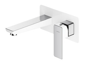 OMNIRES bateria umywalkowa podtynkowa PARMA chrom biały