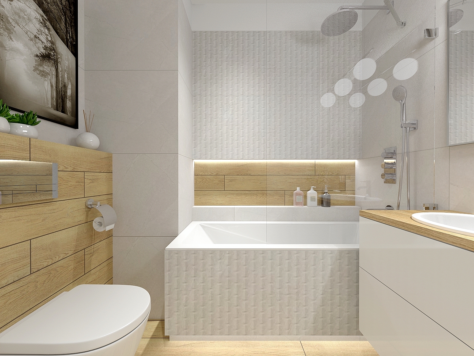 Wybór płytek do małej łazienki