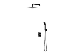 OMNIRES termostatyczny system prysznicowy podtynkowy PARMA czarny