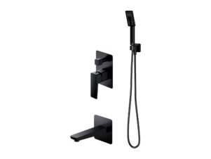 OMNIRES system wannowy podtynkowy PARMA czarny