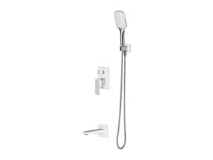 OMNIRES system wannowy podtynkowy PARMA chrom biały