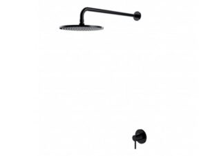 OMNIRES system prysznicowy podtynkowy Y czarna satyna