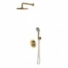 OMNIRES termostatyczny system prysznicowy podtynkowy Y złoty