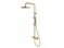 OMNIRES termostatyczny system prysznicowy natynkowy Y złoty