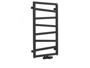 TERMA grzejnik łazienkowy ZIGZAG 830x500 czarny
