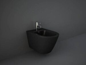 Bidet wiszący czarny RAK- FEELING
