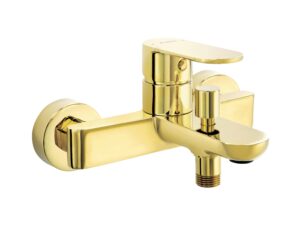 DEANTE bateria wannowa ścienna ALPINIA złoty