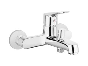 DEANTE bateria wannowa ścienna CHABER chrom