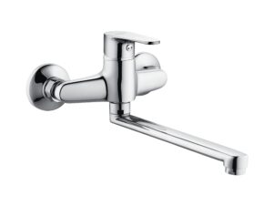 DEANTE bateria umywalkowa ścienna CHABER chrom