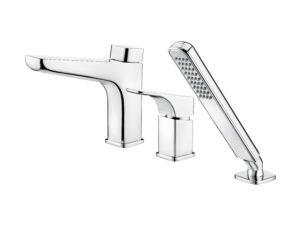 DEANTE bateria wannowa 3-otworowa HIACYNT chrom