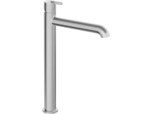 DEANTE bateria umywalkowa wysoka SILIA stal szczotkowana