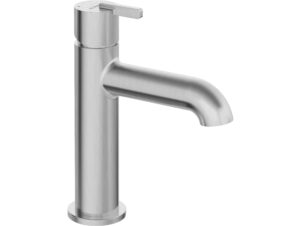 DEANTE bateria umywalkowa SILIA stal szczotkowana