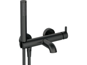 DEANTE bateria wannowa z zestawem prysznicowym SILIA nero