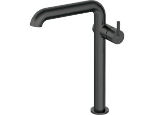 DEANTE bateria umywalkowa wysoka z prostokątną wylewką SILIA nero