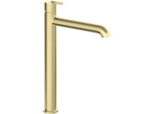 DEANTE bateria umywalkowa wysoka SILIA złoto szczotkowane