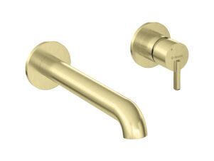 DEANTE bateria umywalkowa podtynkowa SILIA złoto szczotkowane