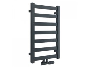 HEAT&STYLE grzejnik łazienkowy HATI 672x400 grafit