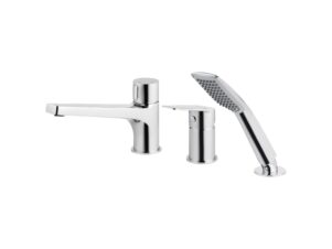 DEANTE bateria wannowa 3-otworowa JASMIN chrom