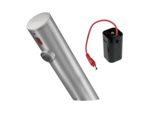 DEANTE bateria umywalkowa bezdotykowa bez regulacji temperatury - 4xAA SENSE stal szczotkowana