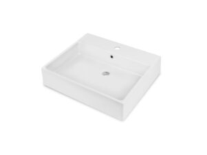 DEANTE umywalka ceramiczna nablatowa/ścienna - 60x50 cm TEMISTO biały
