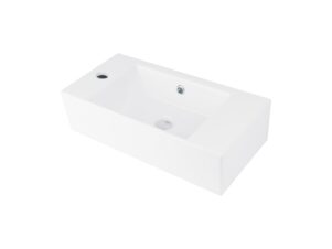 DEANTE umywalka ceramiczna nablatowa lewa HIACYNT NEW biały