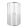 DEANTE kabina prysznicowa półokrągła 80x80 cm JASMIN PLUS chrom