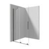 DEANTE ścianka prysznicowa walk-in - przesuwna 100 cm PRIZMA titanium