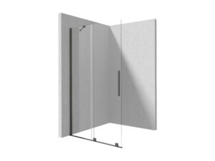 DEANTE ścianka prysznicowa walk-in - przesuwna 100 cm PRIZMA titanium