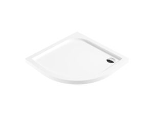 DEANTE brodzik akrylowy półokrągły 80x80 cm CUBIC biały