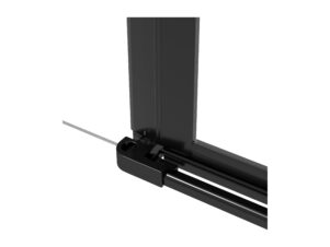 DEANTE komponent łączący drzwi ze ścianką walk-in - do zabudowy wnęki KERRIA PLUS nero