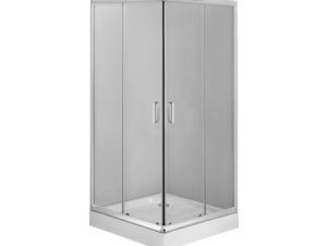 DEANTE kabina prysznicowa kwadratowa 90 cm FUNKIA chrom