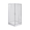 DEANTE kabina prysznicowa kwadratowa 90 cm FUNKIA chrom