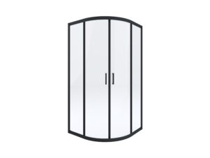 DEANTE kabina prysznicowa półokrągła 80x80 cm nero