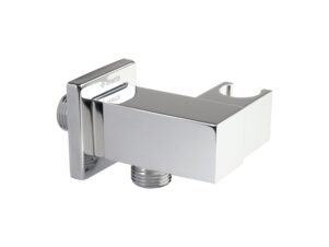 DEANTE przyłącze kątowe kwadratowe z uchwytem na słuchawkę CASCADA chrom