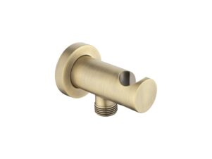 DEANTE przyłącze kątowe okrągłe z uchwytem na słuchawkę CASCADA mosiądz