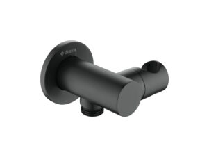 DEANTE przyłącze kątowe okrągłe z uchwytem na słuchawkę CASCADA nero