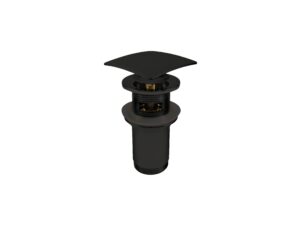 DEANTE korek do umywalki lub bidetu z tuleją - uniwersalny CLICK-CLACK nero